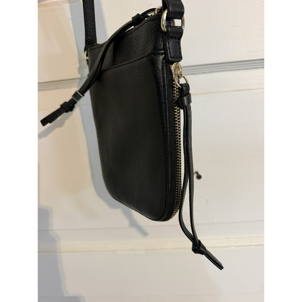 Vince Camuto Leopard Print Leather Phone Crossbody Bag Black Animal Print Small - Picture 4 of 6